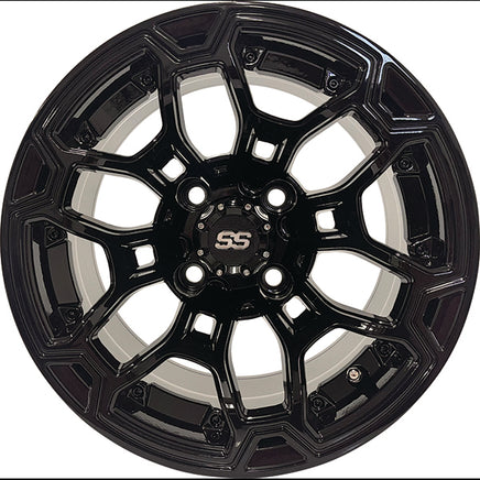 TIR-RX422-MT - RHOX Darkwing Matte Black, 12x7 ET-25