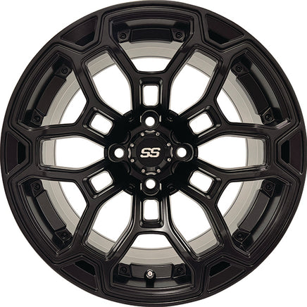 TIR-RX423-MT - RHOX Darkwing Matte Black, 14x7 ET-25