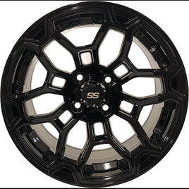 TIR-RX423 - RHOX Darkwing Gloss Black, 14x7 ET-25