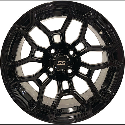 TIR-RX423 - RHOX Darkwing Gloss Black, 14x7 ET-25