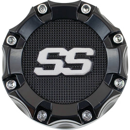 TIR-SS010-MT - Center Cap, Matte Black with Silver SS