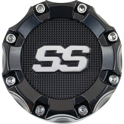 TIR-SS010-MT - Center Cap, Matte Black with Silver SS
