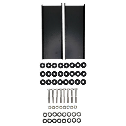 TOP-DT0023-F - DoubleTake Top Front Mounting Brackets for 60", 80, or 120" Kwick-Track Top, Club Car Precedent 04+