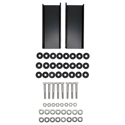 TOP-DT0032-F - DoubleTake Top Front Mounting Brackets for 60", 80, or 120" Kwick-Track Top, Yamaha Drive, Drive2