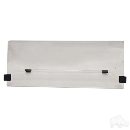 WIN-1013 - Windshield, Clear 2 Piece, Club Car Tempo, Onward, Precedent