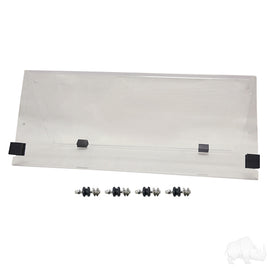 WIN-1018 - Windshield, Clear 2 Piece, Yamaha Drive