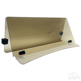 WIN-1027 - Windshield, Tinted 2 Piece, E-Z-Go Express Cowl w/ Standard Top & 3/4" Strut