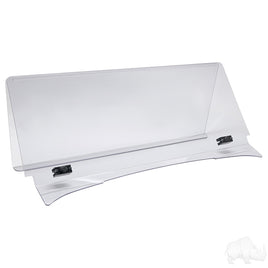 WIN-3009 - Windshield, 1/4" Impact Modified Clear 2 Piece, E-Z-Go TXT 95-13, Medalist