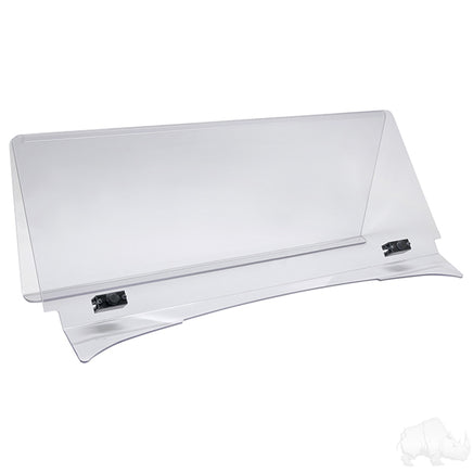 WIN-3009 - Windshield, 1/4" Impact Modified Clear 2 Piece, E-Z-Go TXT 95-13, Medalist