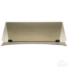 WIN-3010 - Windshield, 1/4" Impact Modified Tinted 2 Piece, E-Z-Go TXT 95-13, Medalist