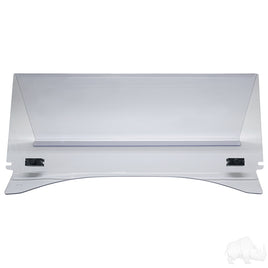 WIN-3014 - Windshield, 1/4" Impact Modified Clear 2 Piece, Club Car Tempo, Onward, Precedent