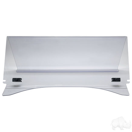 WIN-3014 - Windshield, 1/4" Impact Modified Clear 2 Piece, Club Car Tempo, Onward, Precedent