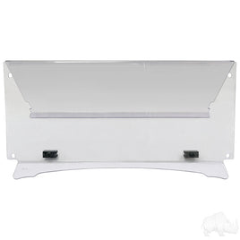 WIN-3018 - Windshield, 1/4" Impact Modified Clear 2 Piece, Yamaha Drive