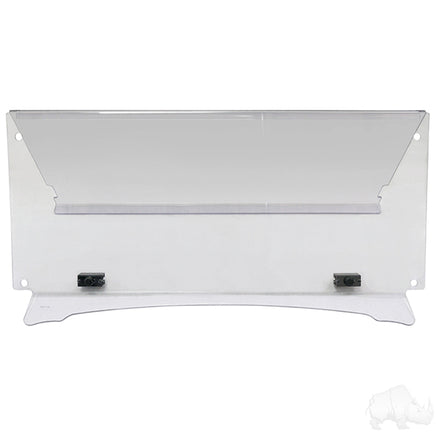 WIN-3018 - Windshield, 1/4" Impact Modified Clear 2 Piece, Yamaha Drive