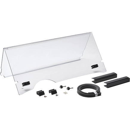 WIN-3022 - Windshield, 1/4" Impact Modified Clear 2 Piece, E-Z-Go RXV 08-23