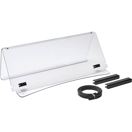 WIN-3024 - Windshield, 1/4" Impact Modified Clear 2 Piece, E-Z-Go TXT 14+