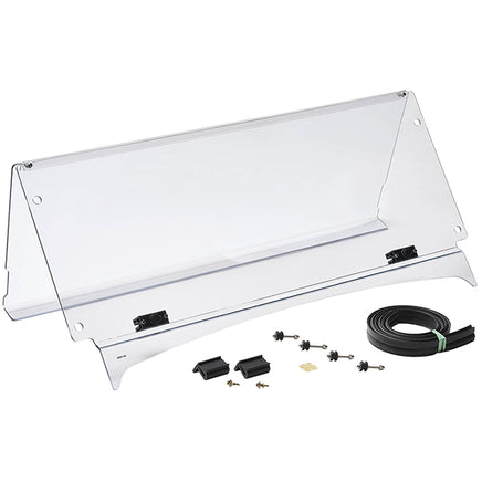 WIN-3028 - Windshield, 1/4" Impact Modified Clear 2 Piece, Yamaha Drive2