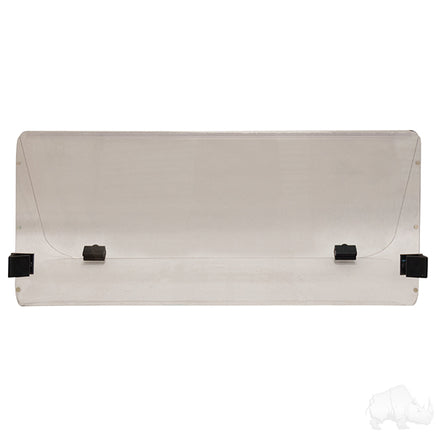 WIN-4003 - Windshield, Impact Modified Clear 2 Piece, Club Car DS Old Style 84-99