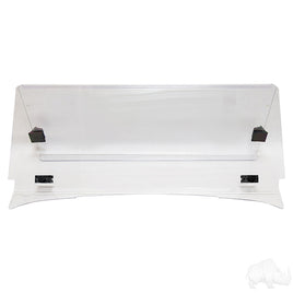 WIN-4009 - Windshield, Impact Modified Clear 2 Piece, E-Z-Go TXT 95-13, Medalist
