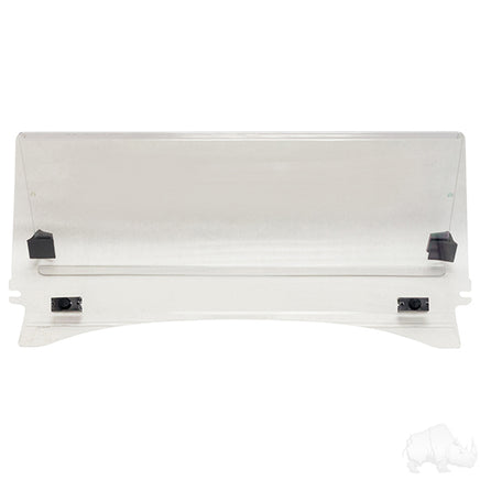 WIN-4014 - Windshield, Impact Modified Clear 2 Piece, Club Car Tempo, Onward, Precedent