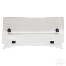 WIN-4018 - Windshield, Impact Modified Clear 2 Piece, Yamaha Drive