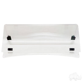 WIN-4020 - Windshield, Impact Modified Clear 2 Piece, E-Z-Go ST/Workhorse