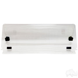 WIN-4024 - Windshield, Impact Modified Clear 2 Piece, E-Z-Go TXT 14+