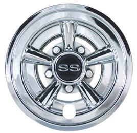 WHEEL COVER, 8" SS CHROME