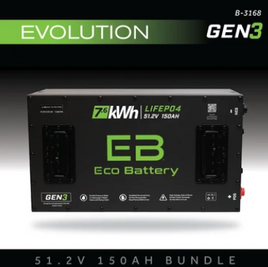 51V 150AH BATTERY BUNDLE / EVOLUTION (9-PIN HARNESS)
