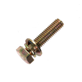 BOLT, HEX HEAD, M6 X 25, BLACK