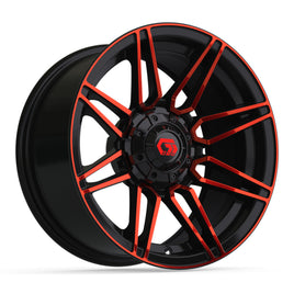Wheel, Stealth 14x7 Black/Red