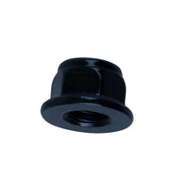 NUT, HEX FLANGE, NYLOCK, M6, BLACK