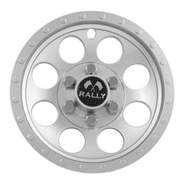 WHEEL COVER, 10" RALLY SILVER METALLIC