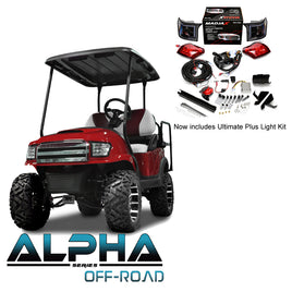 Red Alpha (PREC) Body Kit w/ Off-Road Grill & Light Kit