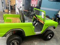 Custom 2 Passenger Gas Bronco Golf Cart