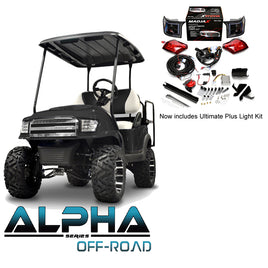 Black Alpha (PREC) Body Kit w/ Off-Road Grill & Light Kit