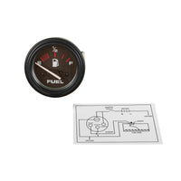 KIT, RELIANCE FUEL SENDER AND METER, BLK
