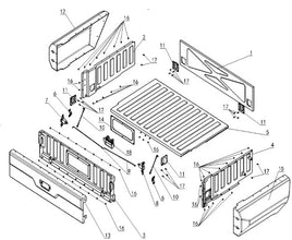 2 Passenger Kandi Cowboy E10K UTV Cargo Bed