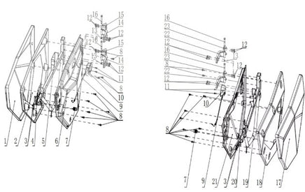 ROOF ASSEMBLY diagram