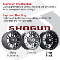 Wheel, Shogun 14x7 Gloss Black