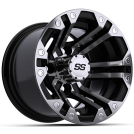 WHEEL, SPECTER 10X7 MACHINED BLACK
