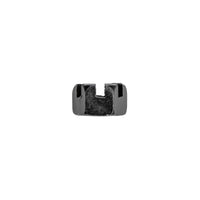 CASTLE NUT, HEX, M12 X 1.25, BLACK