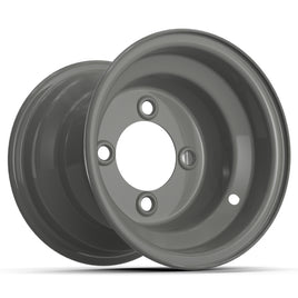 WHEEL, 8X7 STEEL, CENTERED CC GRAY
