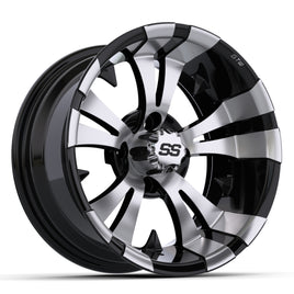 WHEEL, VAMPIRE 14X7 MACHINED BLACK