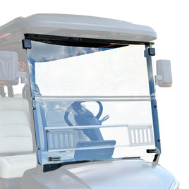 Windshield, Dach Apollo, Clear, Vented