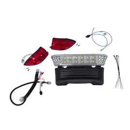 GTW LED Headlight and Bumper Kit, Front Harness, CC Prec