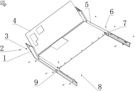 Kandi Kruiser Element OEM Floor Trim Components (4P)