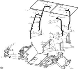 Kandi Kruiser Element OEM Frame Assembly (4P)