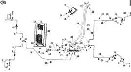 Kandi Kruiser Element OEM Hydraulic Brake Components (4P)