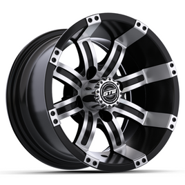 WHEEL, TEMPEST 10X7 MACHINED BLACK